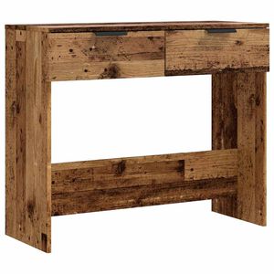 vidaXL Table console vieux bois 90x36x75 cm bois d'ing&eacute;nierie