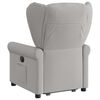vidaXL Fauteuil inclinable gris nuage tissu