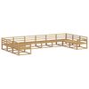 vidaXL Ensemble de canap&eacute;s d'ext&eacute;rieur 10 pcs Blanc