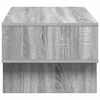 vidaXL Table basse Gris Sonoma 80 x 46 x 35 cm Bois d'ing&eacute;nierie