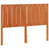 vidaXL T&ecirc;te de lit cire marron 135 cm bois massif de pin