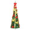 vidaXL Sapin de No&euml;l artificiel escamotable 150 LED vert 180 cm
