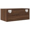 vidaXL Meuble TV 2 pcs ch&ecirc;ne marron 60x31x25,5 cm bois d'ing&eacute;nierie
