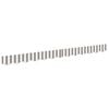 vidaXL Remplacement de lambrequin Gris clair et blanc 3 m Polyester