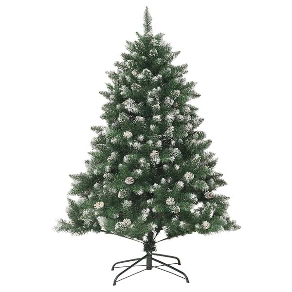 vidaXL Sapin de No&euml;l artificiel Vert 150 cm PVC, plastique et acier