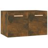 vidaXL Armoire murale Ch&ecirc;ne fum&eacute; 60x36,5x35 cm Bois d'ing&eacute;nierie