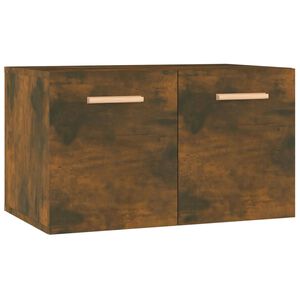 vidaXL Armoire murale Ch&ecirc;ne fum&eacute; 60x36,5x35 cm Bois d'ing&eacute;nierie
