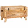 vidaXL Bo&icirc;te de rangement 70 x 35 x 40 cm bois de manguier massif