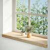 vidaXL Appuis de fen&ecirc;tre 2 pcs non trait&eacute; 80x30x2 cm bois ch&ecirc;ne massif