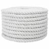 vidaXL Corde Blanc 1,6 x 1,6 x 5000 cm Coton