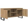 vidaXL Meuble TV Ch&ecirc;ne artisanal 104 x 35 x 50 cm Bois d'ing&eacute;nierie