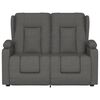 vidaXL Fauteuil de massage inclinable avec porte-gobelets 2 places