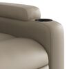 vidaXL Fauteuil inclinable &eacute;lectrique Cappuccino Similicuir