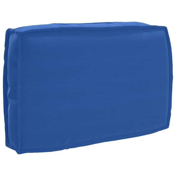 vidaXL Set de coussins de palette 2 pcs Bleu royal Tissu Oxford