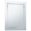 vidaXL Miroir &agrave; LED pour salle de bains et capteur tactile 60x80 cm