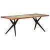 vidaXL Table &agrave; manger 200x90x76 cm Bois de r&eacute;cup&eacute;ration massif