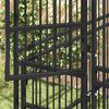 vidaXL Chenil d'ext&eacute;rieur pour chiens Acier 7,37 m&sup2;