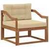 vidaXL Sofa de milieu ext&eacute;rieur Naturel