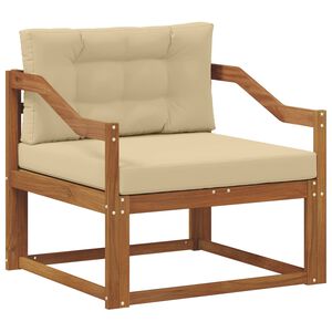 vidaXL Sofa de milieu ext&eacute;rieur Naturel