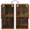 vidaXL Meubles TV muraux 2 pcs Bois ancien 30,5 x 30 x 60 cm