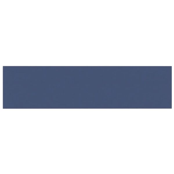 vidaXL Panneaux muraux 12 pcs Bleu 60x15 cm Tissu 1,08 m²