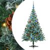 vidaXL Sapin de No&euml;l artificiel avec 150 LED Vert 150 cm PVC et Acier