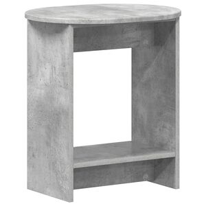 vidaXL Table d'appoint Gris b&eacute;ton 50 x 39,5 x 55 cm Bois d'ing&eacute;nierie