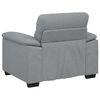vidaXL Fauteuil gris clair 100x81x84 cm tissu