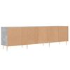 vidaXL Meuble TV gris b&eacute;ton 150x30x44,5 cm bois d'ing&eacute;nierie