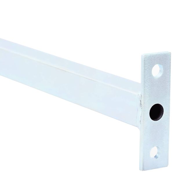 vidaXL Barre de s&eacute;curit&eacute; de fen&ecirc;tre r&eacute;glable 6 pcs Argent&eacute; Acier