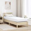 vidaXL Matelas Blanc et Bleu 80 x 200 cm Tissu jacquard
