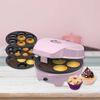 Bestron Appareil &agrave; g&acirc;teaux 3 en 1 ASW238P 700 W Rose