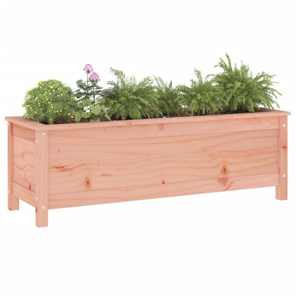 vidaXL Lit sur&eacute;lev&eacute; de jardin 119,5x40x39 cm bois douglas massif