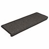vidaXL Tapis d'escalier autocollants 30 pcs 65x21x4 cm anthracite