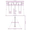 vidaXL Ensemble balançoire d'extérieur balançoires et corde à disque