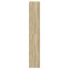 vidaXL Armoire &agrave; chaussures ch&ecirc;ne sonoma 80x21x125,5cm bois ing&eacute;nierie