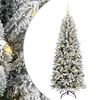 vidaXL Sapin de No&euml;l artificiel Blanc 150 cm