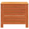vidaXL Repose-pied de jardin cire marron 62x31,5x52 cm bois pin massif