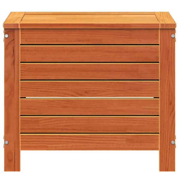 vidaXL Repose-pied de jardin cire marron 62x31,5x52 cm bois pin massif