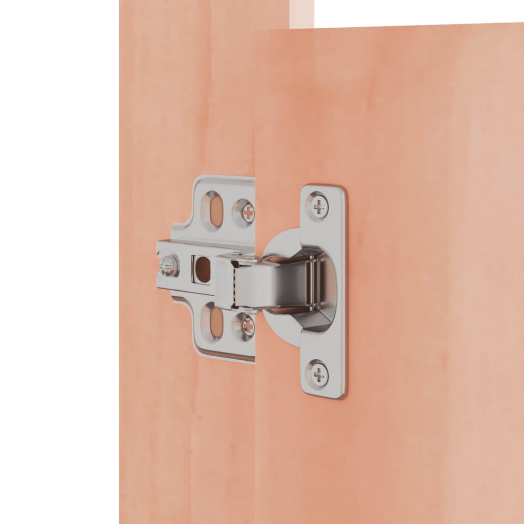 Porte D'Armoire Extérieur Blanc - Bois Pin Massif Pour Cuisine Jardin