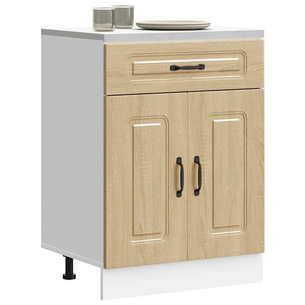 vidaXL Armoire de cuisine Kalmar ch&ecirc;ne sonoma bois d'ing&eacute;nierie