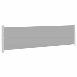 vidaXL Auvent lat&eacute;ral r&eacute;tractable de patio 140x500 cm Gris