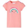 T-shirt pour enfants corail clair 104