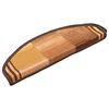 vidaXL Tapis d'escalier autoadhésifs 5 pcs 65x21x4 cm Marron