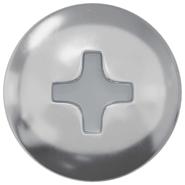 vidaXL Vis en bois 2 pcs Argent&eacute; 9,8 x 53 mm Acier