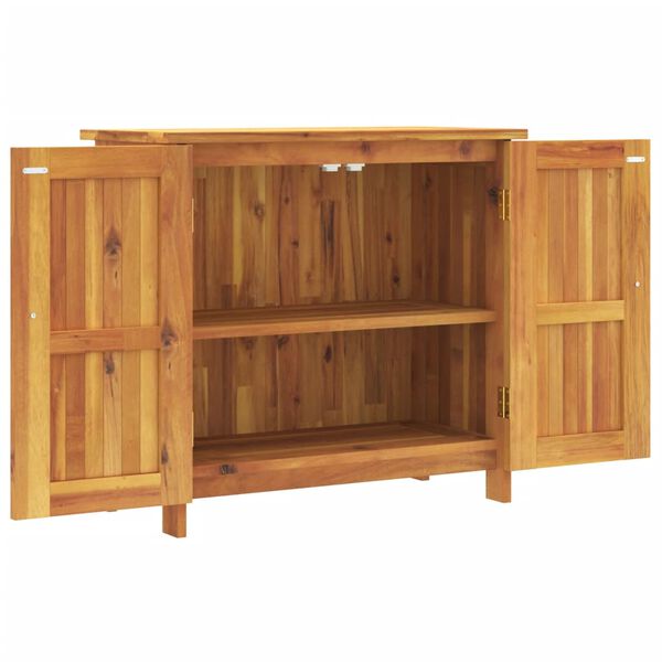 vidaXL Armoire de jardin 75x35x70 cm bois massif d'acacia
