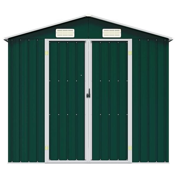 vidaXL Abri de jardin Vert 205x129x183 cm Acier galvanisé