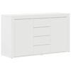 vidaXL Buffet Blanc 120 x 36 x 69 cm Bois d'ing&eacute;nierie