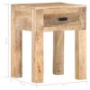 vidaXL Table de chevet 40 x 35 x 50 cm Bois de manguier solide