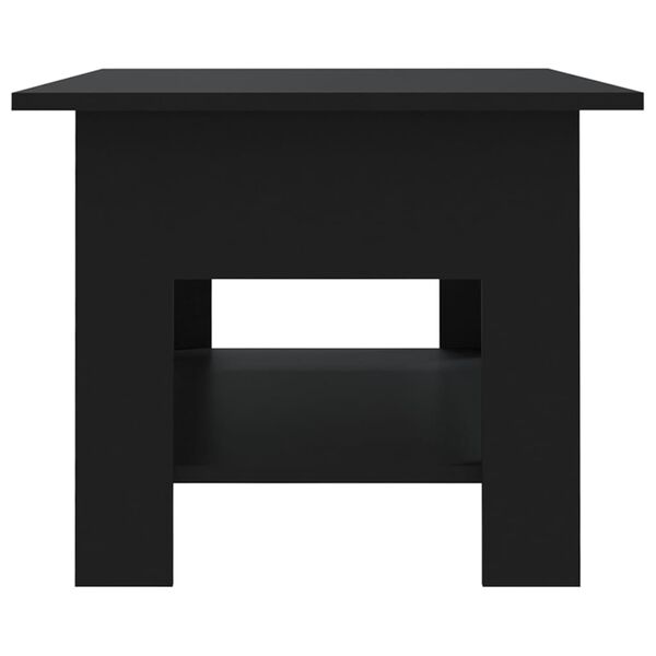 vidaXL Table basse noir 102x55x42 cm bois d'ing&eacute;nierie